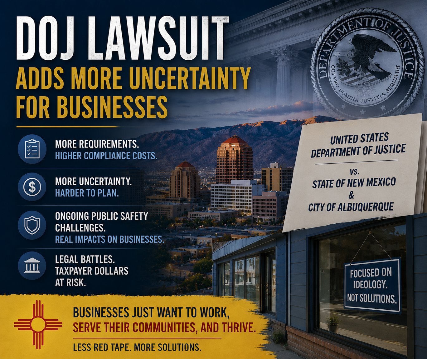 Read more about the article DOJ Lawsuit Adds More Uncertainty for Businesses