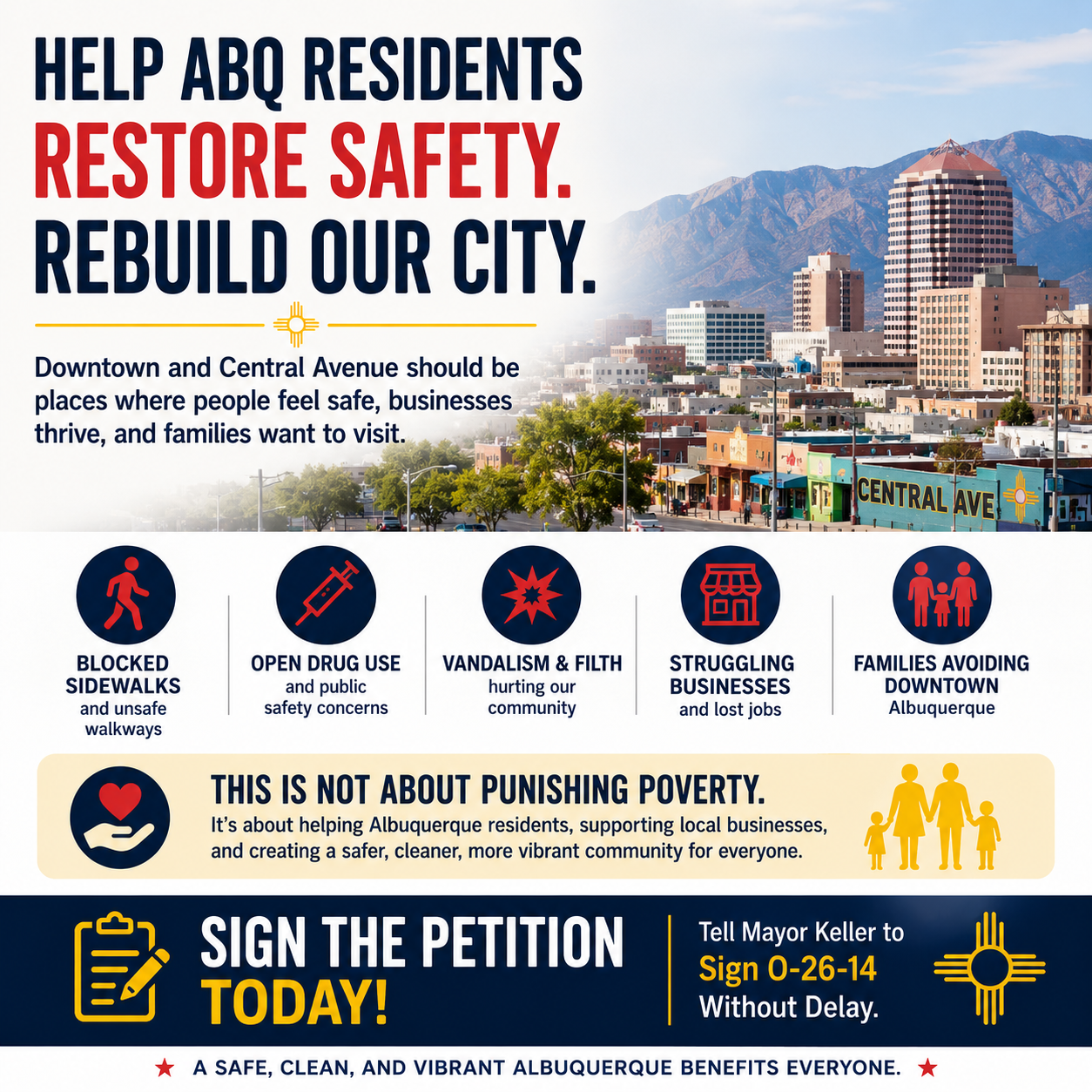 Read more about the article Support O-26-14: Bring Safety, Cleanliness, and Life Back to Albuquerque’s Downtown and Central Avenue